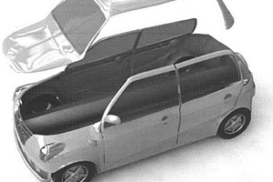 機蓋、車頂一體化結構