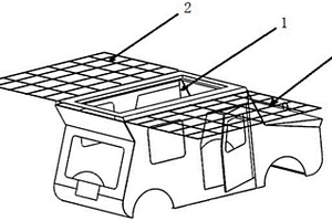 車用可伸縮太陽能電池結構及太陽能動力車