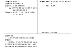 水葫蘆沼氣能源化發酵方法及其產品利用