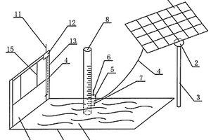 太陽能光伏發電系統向水位傳感器供電的測報水位裝置