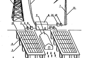 沿海灘涂太陽能光伏發電與風力發電互補的供電裝置