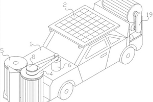 風光油電兩用混合動力車及其停車裝置