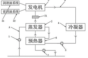 高海拔地區地熱電站用有機工質熱力循環系統