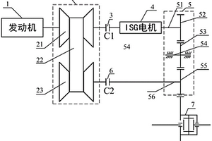 基于CVT的單電機插電式混合動力系統