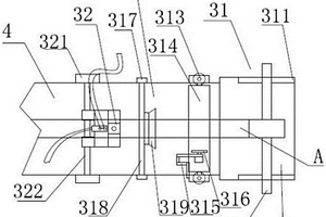 車用輪胎內嵌式膠條全自動成型機紙帶進料涂膠機構