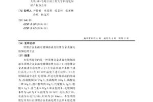 鎂鋰合金表面電鍍銅溶液及鎂鋰合金表面電鍍銅處理方法