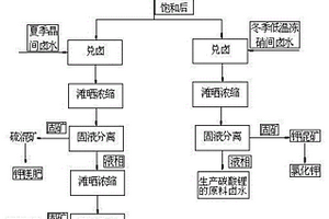 鹽湖提鋰母液回收利用的鹽田灘曬方法