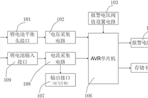 基于AVR單片機的鋰電池電流電壓監測存儲報警裝置