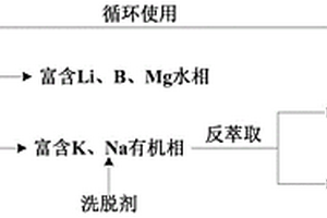 鹵水中鉀和鋰的預富集萃取體系及預富集方法