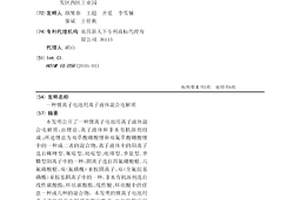 鋰離子電池用離子液體混合電解質