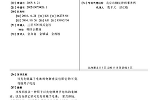 可充电锂离子电池的电解液及包括它的可充电锂离子电池
