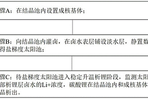 提鋰太陽池及提鋰方法