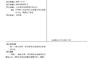 鋰-二硫化亞鐵一次性鋰電池電解質及其制備方法