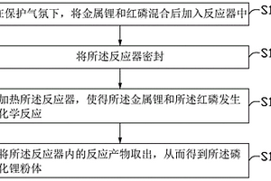 磷化鋰粉體的制備方法、磷化鋰粉體及應用