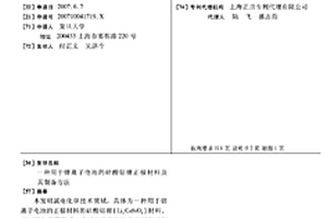 用于鋰離子電池的硅酸鈷鋰正極材料及其制備方法