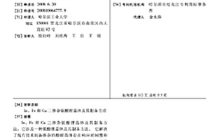 IN、FE和CU三摻雜鈮酸鋰晶體及其制備方法