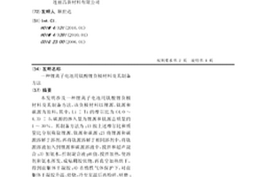 鋰離子電池用鈦酸鋰負極材料及其制備方法