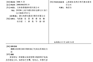 磷酸亞鐵鋰基聚合物鋰離子電池及其制造方法