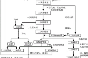 聯合制備電動汽車級碳酸鋰和單水氫氧化鋰的方法