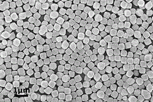 鋰離子電池負極材料用搖鈴狀Fe<sub>3</sub>O<sub>4</sub>/C/MoS<sub>2</sub>雜化微粒
