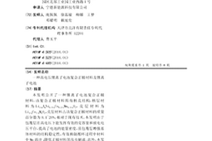 高電壓鋰離子電池復合正極材料及鋰離子電池