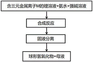 從鋰溶液中分離鋰與三元金屬離子M的方法