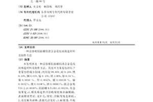 活絡模鋁鈦硼鋁鎂合金花紋塊鑄造材料及制作方法