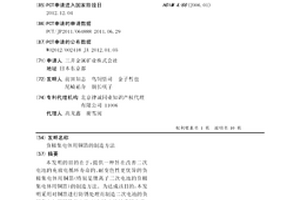 负极集电体用铜箔的制造方法