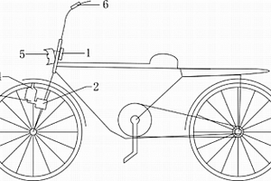 自行車電動控制摩擦蓄電裝置