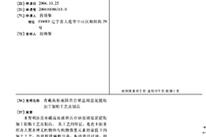 青藏高原液固共存鈉鹽湖鹽泥提取加工制粉工藝及制品