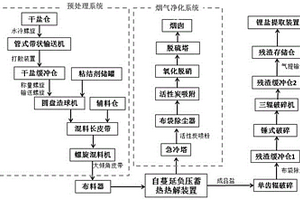 自蔓延熱解去除聚苯硫醚副產干鹽有機物的工藝系統