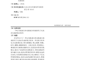 由有機成分和無機成分組成的用于電池內化成的復合膠體