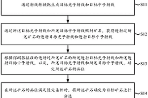 中子光子融合的礦石分選方法及系統