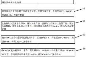 Co2SnO4/C/S復合材料及其二氧化鈦誘導生長方法、應用