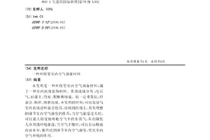 環保型室內空氣調濕材料
