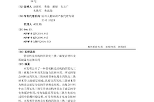 管狀核殼結構的四氧化三鐵/碳復合材料及其制備方法和應用