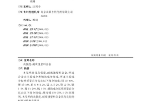 高強度、耐腐蝕塑料合金