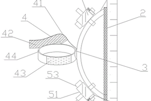 高空清洗玻璃幕墻作業的人腿吸附式安全固定裝置
