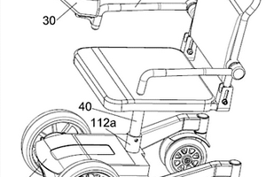 代步輪椅車行走機構
