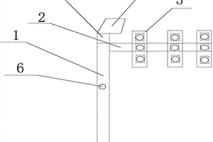 交通信號燈的燈桿結構