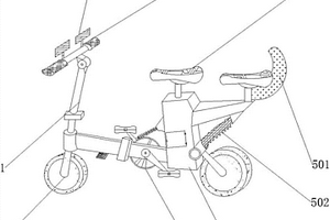 新能源內藏式折疊雙減震電動車