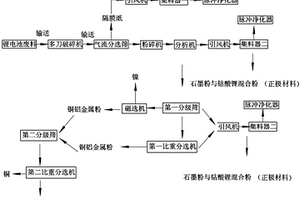 废锂电池处理系统及处理工艺