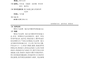 鋰離子電池錫-鈷合金負極材料的制備方法