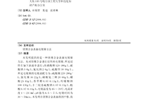 鎂鋰合金表面電鍍鎳方法