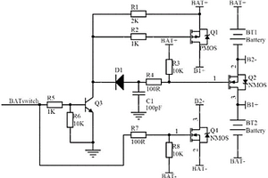 多节锂电池切换电路