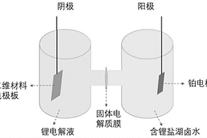 利用鹽湖鹵水剝離二維材料及同步生產高純氫氧化鋰的方法