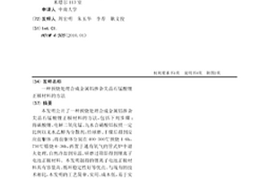 預燒處理合成金屬鋁摻雜尖晶石錳酸鋰正極材料的方法