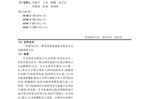 靜電紡絲/靜電噴霧制備復合鋰離子電池隔膜的方法