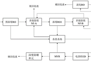 鹽湖鹵水提鋰系統及工藝