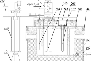 鋁鋰合金熔體在線除氫裝置